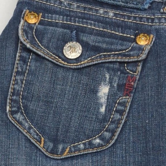 PREMIUM HANDCRAFTED MEK DENIM NEW YORK BOOT JEANS 27x34 ⭐️ - Picture 10 of 15